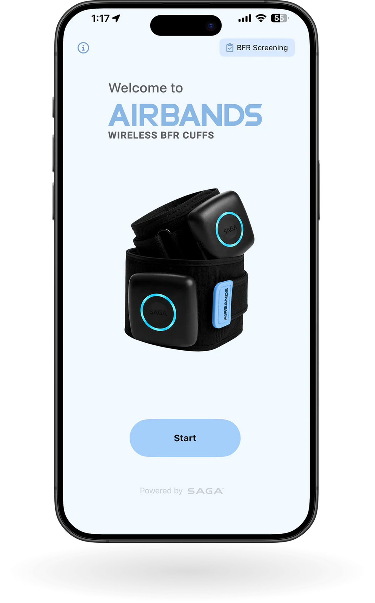 AirBands 2.0 Mobile App.